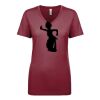 Next Level Apparel 1540 - Ladies' Ideal V-Neck Thumbnail