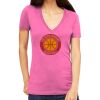 Tultex 214 - Ladies' Slim Fit Fine Jersey V-Neck Thumbnail