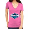 Tultex 214 - Ladies' Slim Fit Fine Jersey V-Neck Thumbnail