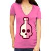 Tultex 214 - Ladies' Slim Fit Fine Jersey V-Neck Thumbnail