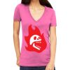 Tultex 214 - Ladies' Slim Fit Fine Jersey V-Neck Thumbnail