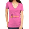 Tultex 214 - Ladies' Slim Fit Fine Jersey V-Neck Thumbnail