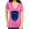 Tultex 214 - Ladies' Slim Fit Fine Jersey V-Neck Thumbnail