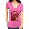 Tultex 214 - Ladies' Slim Fit Fine Jersey V-Neck Thumbnail