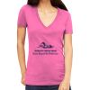 Tultex 214 - Ladies' Slim Fit Fine Jersey V-Neck Thumbnail