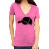 Tultex 214 - Ladies' Slim Fit Fine Jersey V-Neck Thumbnail