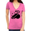 Tultex 214 - Ladies' Slim Fit Fine Jersey V-Neck Thumbnail