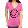 Tultex 214 - Ladies' Slim Fit Fine Jersey V-Neck Thumbnail