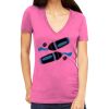 Tultex 214 - Ladies' Slim Fit Fine Jersey V-Neck Thumbnail