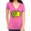 Tultex 214 - Ladies' Slim Fit Fine Jersey V-Neck Thumbnail