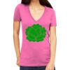 Tultex 214 - Ladies' Slim Fit Fine Jersey V-Neck Thumbnail