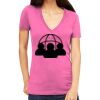 Tultex 214 - Ladies' Slim Fit Fine Jersey V-Neck Thumbnail