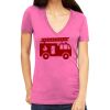 Tultex 214 - Ladies' Slim Fit Fine Jersey V-Neck Thumbnail