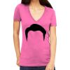 Tultex 214 - Ladies' Slim Fit Fine Jersey V-Neck Thumbnail