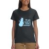 Gildan 100% Cotton Ladies T-Shirt Thumbnail